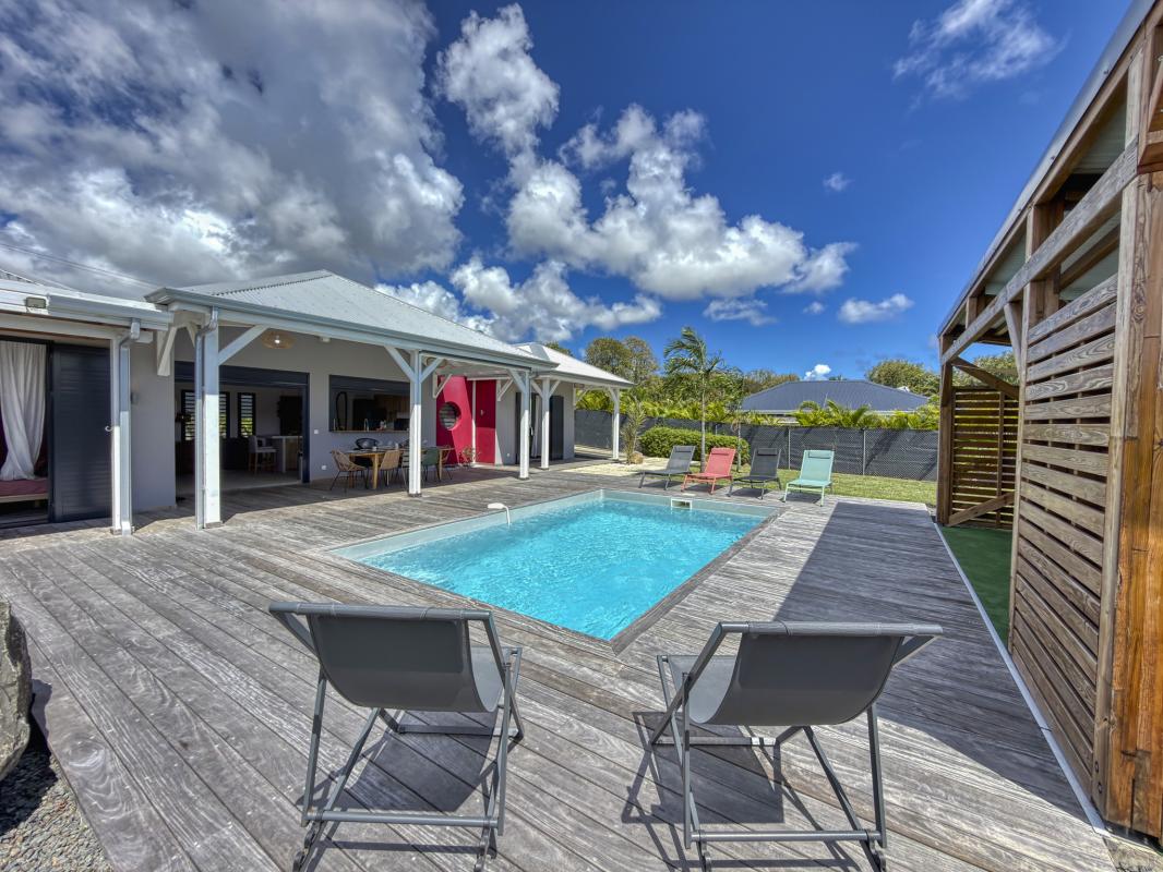 6.Location villa avec piscine Saint François Guadeloupe